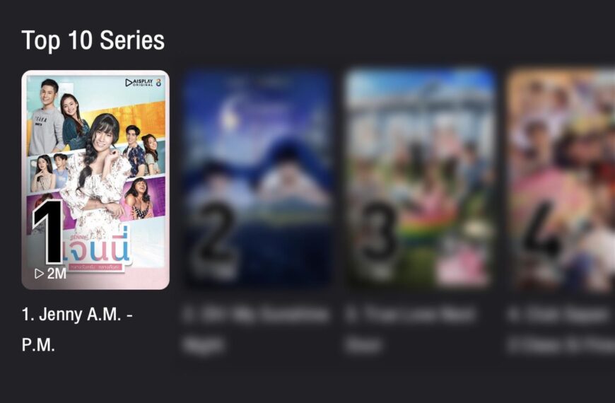 ยืน 1 สำเร็จ ซีรีส์ “เจนนี่ กลางวันครับ กลางคืนค่ะ” ทะยานขึ้นแท่นอันดับ 1 ใน AIS PLAY